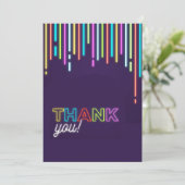 ネオン感謝カード 招待状 (スタンド正面)