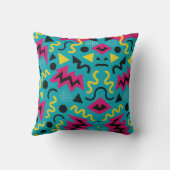 ネオン懐はっきりしたかしい： 90年代のリミックス クッション (裏面)