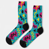 ネオン懐はっきりしたかしい： 90年代のリミックス ソックス (左)