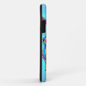 ネオン手描き解剖学的ハート Case-Mate iPhoneケース (裏面/右)