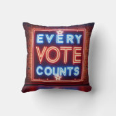 ネオン投票標識 クッション (裏面)