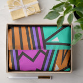 ネオン抽象芸術ティッシュペーパー 薄葉紙 (ギフト)