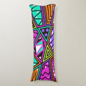 ネオン抽象芸術体枕 ボディピロー (正面縦)