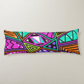 ネオン抽象芸術体枕 ボディピロー (裏面)