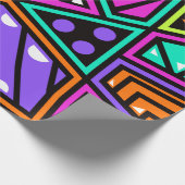 ネオン抽象芸術包装紙 ラッピングペーパー (角)