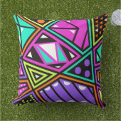 ネオン抽象芸術屋外枕 アウトドアクッション (芝生)