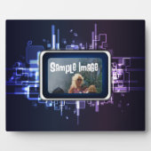 ネオン抽象芸術画板 フォトプラーク (正面)