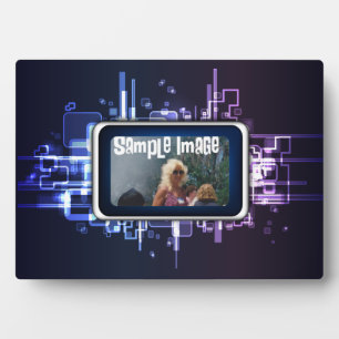 ネオン抽象芸術画板 フォトプラーク