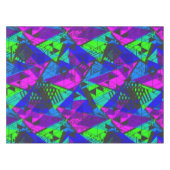 ネオン抽象芸術。 テーブルクロス (正面(横))