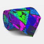 ネオン抽象芸術。 ネクタイ (ロール)