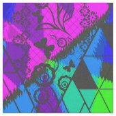 ネオン抽象芸術。 ファブリック (クローズアップ)