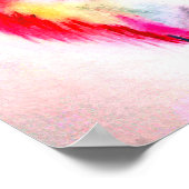 ネオン抽象芸術 ポスター (角)