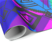 ネオン抽象芸術。 ラッピングペーパー (ロールコーナー)