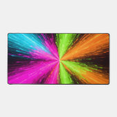 ネオン放射状爆発 デスクマット (正面)