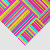 ネオン数々のカラーの正方形 薄葉紙 (詳細)