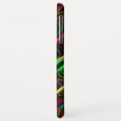 ネオン数々のカラー曲線パターン – カッコいい Case-Mate iPhoneケース (裏面/左)