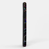 ネオン数々のカラー曲線パターン – カッコいい Case-Mate iPhoneケース (裏面/右)