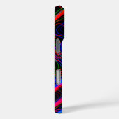 ネオン数々のカラー曲線 – カッコいい Case-Mate iPhoneケース (裏面 / 右)