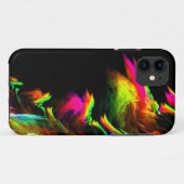 ネオン数々のファイアカラーユニーク抽象芸術 Case-Mate iPhoneケース (裏面(横))