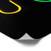 ネオン文字:オリジナル ポスター (角)