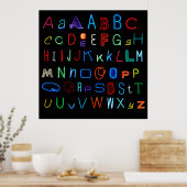 ネオン文字:オリジナル ポスター (キッチン)