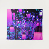 ネオン日本のランタンウォールタペストリー タペストリー (正面(横))