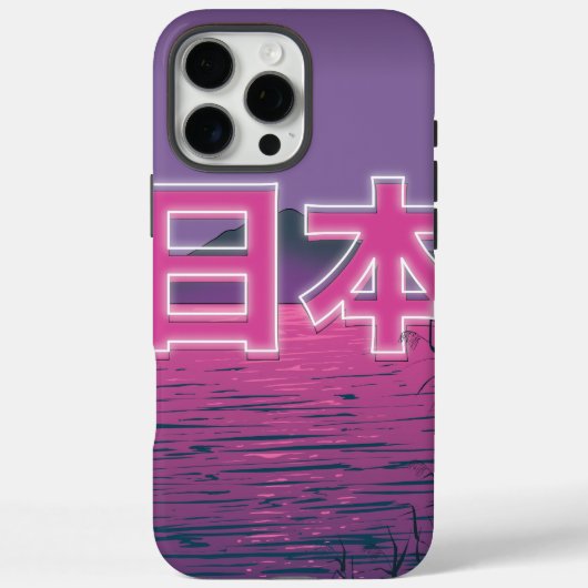 ネオン日本の Case-Mate iPhoneケース (裏面)