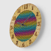 ネオン明るく粋なファッションの多彩なデザイン8 ラージ壁時計 (傾斜)