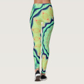 ネオン星のBlacklightの激賞の曼荼羅 レギンス (裏面)