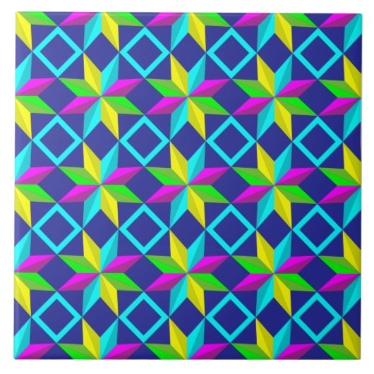 ネオン星セラミックタイル タイル (正面)