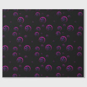 ネオン星形五角形ウィッチラッピング紙 ラッピングペーパー (フラット)