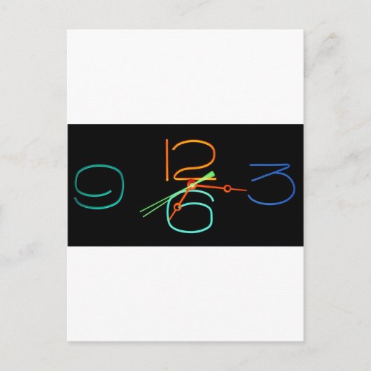 ネオン時間 ポストカード (正面)