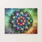 ネオン曼荼羅 ジグソーパズル (横)