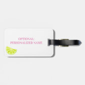 ネオン最終祭典バチェロレッテのカスタマイズ ラゲッジタグ (裏面横)