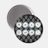 ネオン最高のスターズ付きパパ マグネット (正面/裏面)