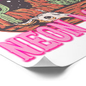 ネオン月 ポスター (角)