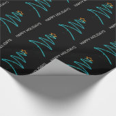 ネオン木の休日 ラッピングペーパー (角)