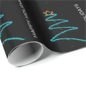 ネオン木の休日 ラッピングペーパー (ロールコーナー)