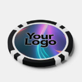ネオン未来的トランプのポーカーパーティー企業の事業 ポーカーチップ (シングル)