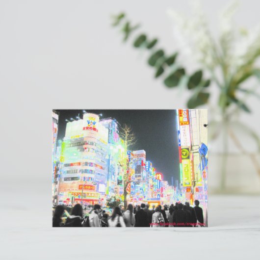 ネオン東京 ポストカード (スタンド正面)