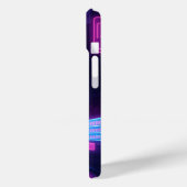 ネオン東京iPhoneケース - サイバーパンクシティの夜の雰囲気 Case-Mate iPhoneケース (裏面 / 左)
