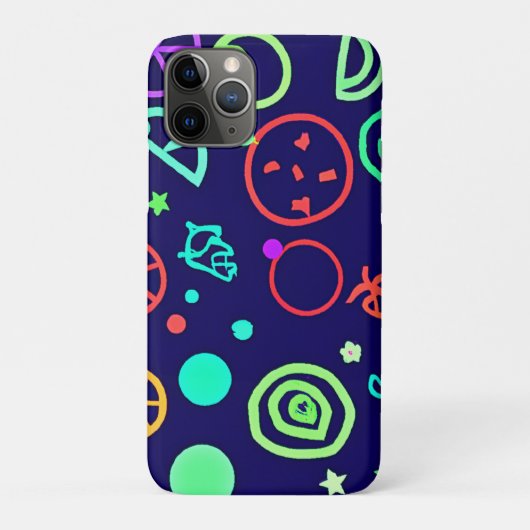 ネオン果実の模様の色 Case-Mate iPhoneケース (裏)