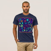 ネオン果実の模様の色 Tシャツ (正面フル)