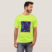 ネオン果実の模様の色 Tシャツ (正面フル)