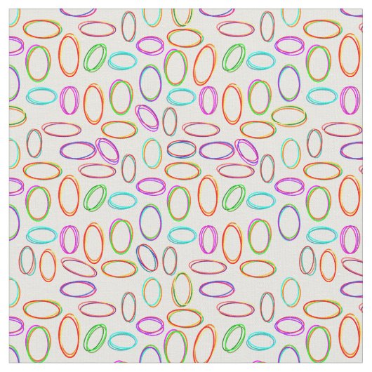 ネオン楕円 ファブリック (クローズアップ)