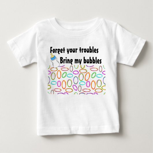 ネオン楕円 ベビーTシャツ (正面)