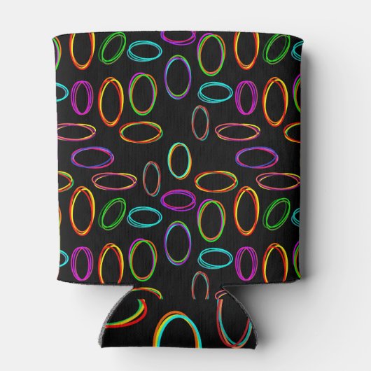 ネオン楕円 缶クーラー (裏面)