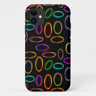 ネオン楕円 iPhone 11 ケース