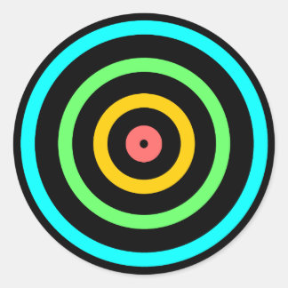 ネオン標的 ラウンドシール