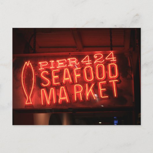 ネオン標識#2 ポストカード (正面)